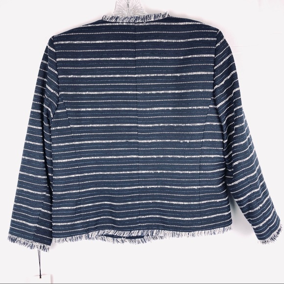 Ivanka Trump Blue Tweed Jacket - Picture 7 of 7